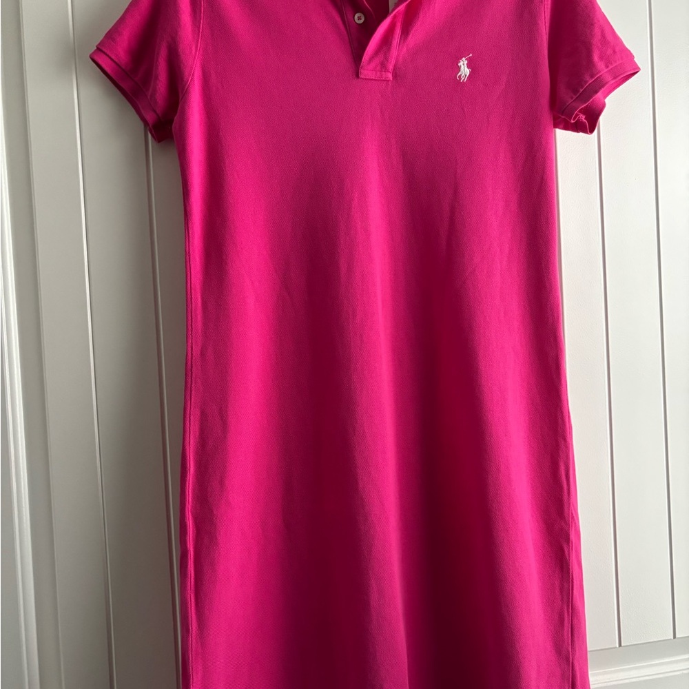 Ralph Lauren Fuchsia Polo Shirt Dress